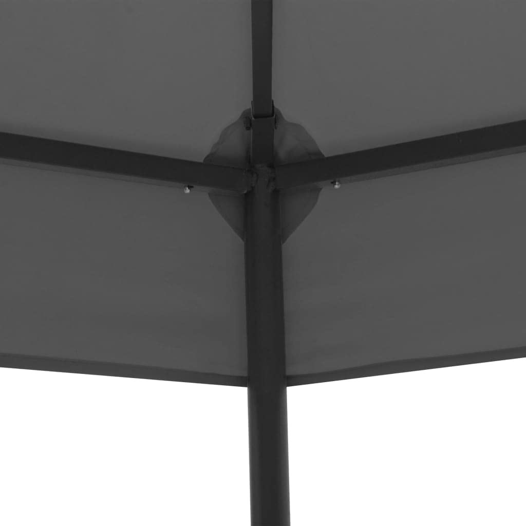Gazebo Canopy Tent 127.2"x108.3"x104.3" Anthracite C65164