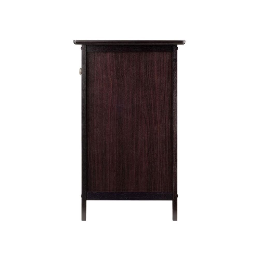 2 Piece Wood Nightstand Set with Cabinet and Drawer X6933