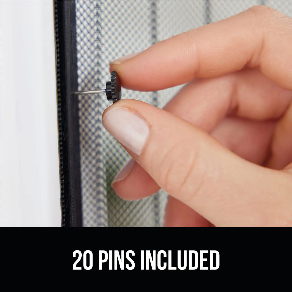 Magnetic Screen Door Black 38Wx82H T311