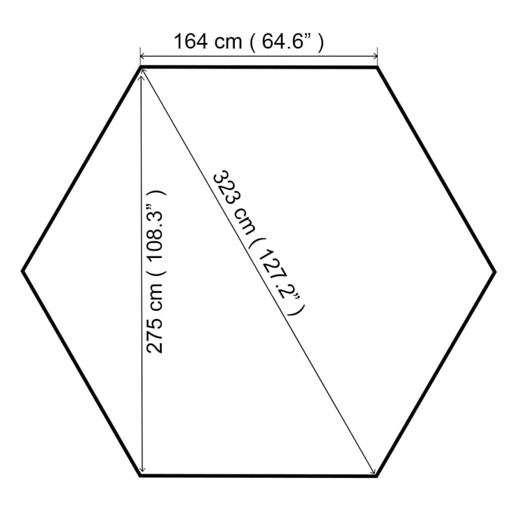 Gazebo Canopy Tent 127.2"x108.3"x104.3" Anthracite C65164