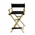 Foldable Adjustable Height Director Chair with Headrest V47784