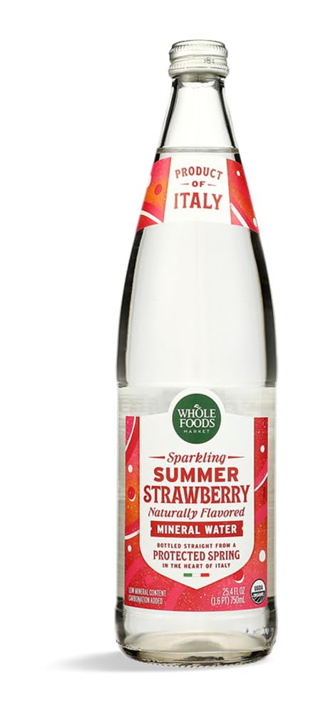 Organic Strawberry Italian Sparkling Mineral Water U735