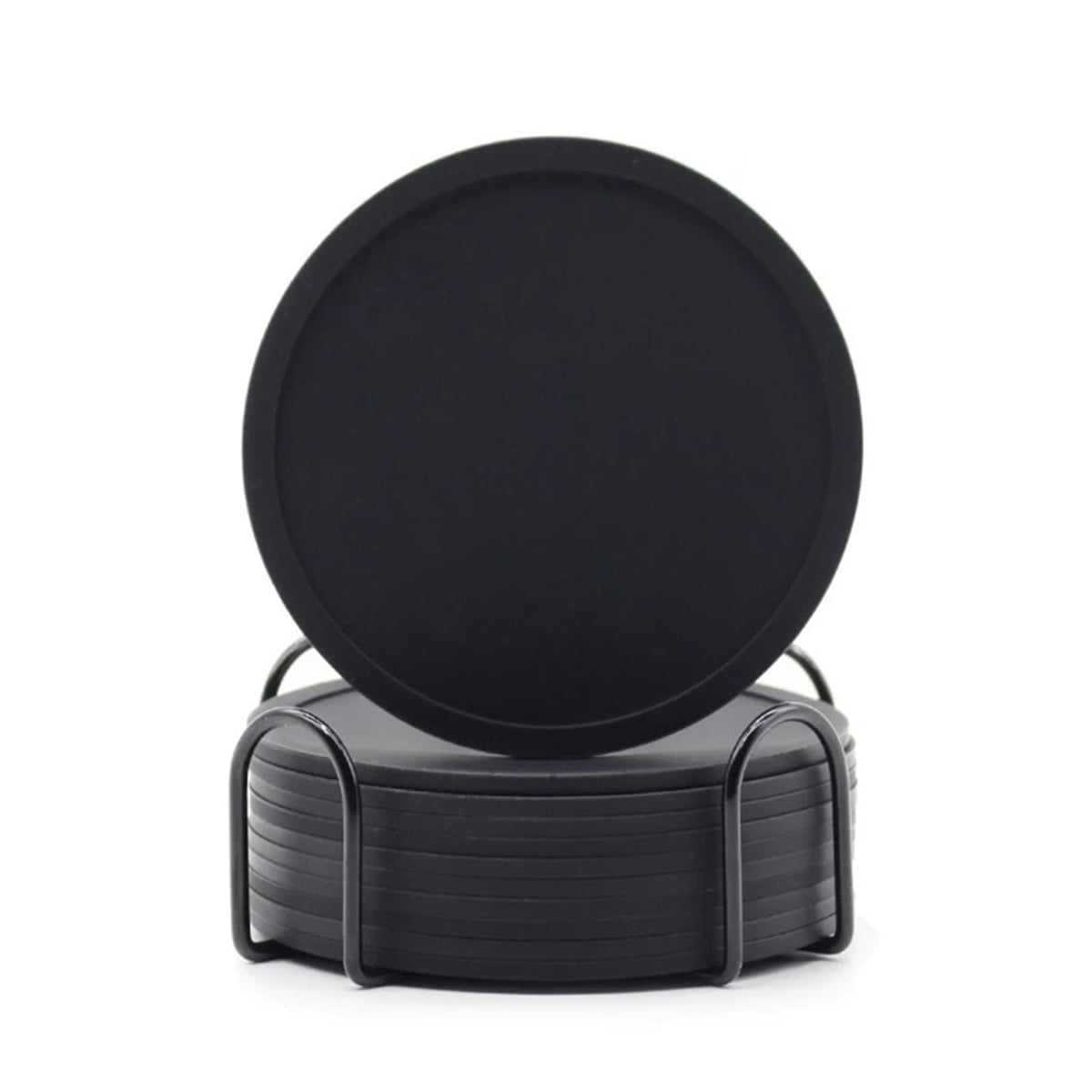 Black Silicone Coasters Set of 32 W2719