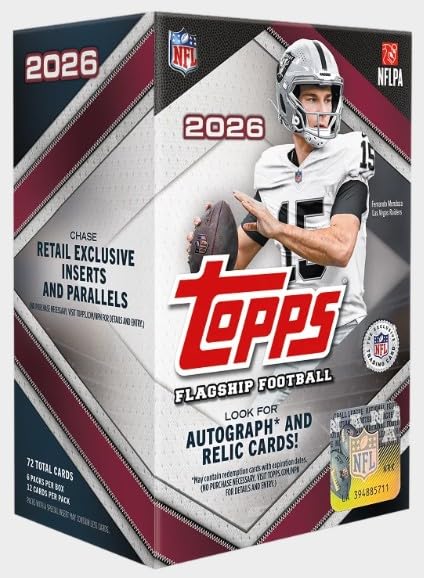 ToppsFlagship Football Card Blaster Box E6111