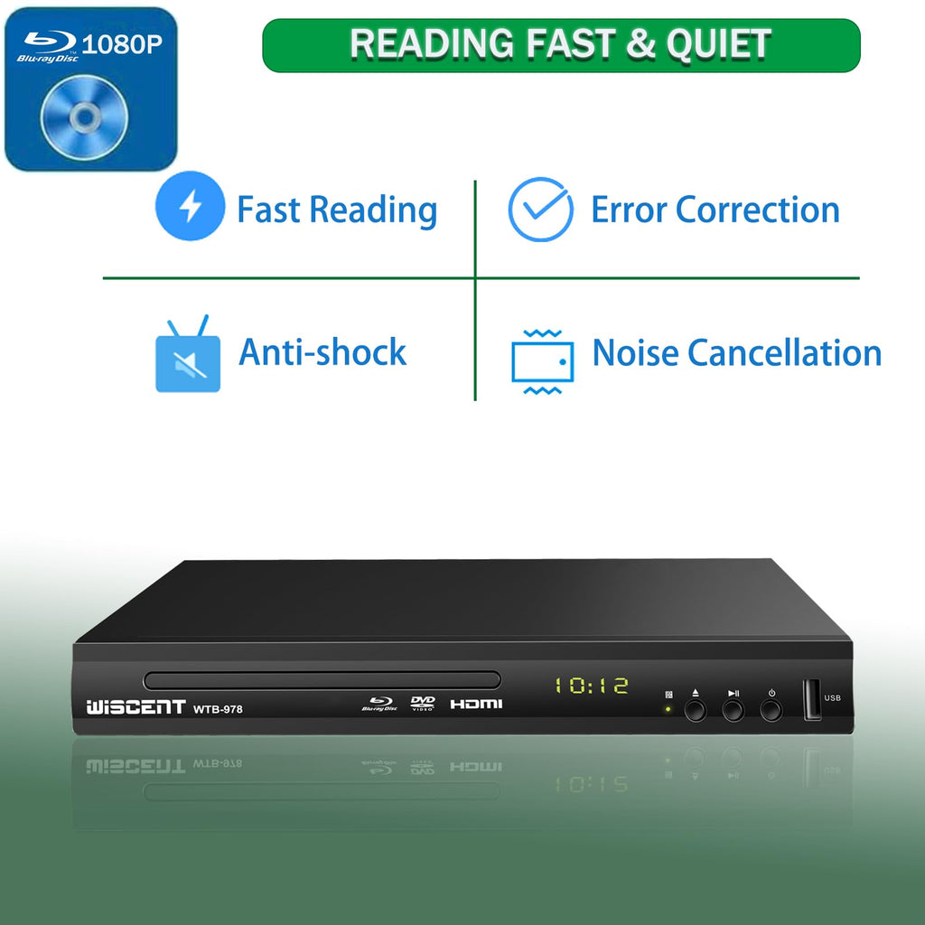 Blu Ray DVD Player Full HD 1080p Region A/1 Z8322