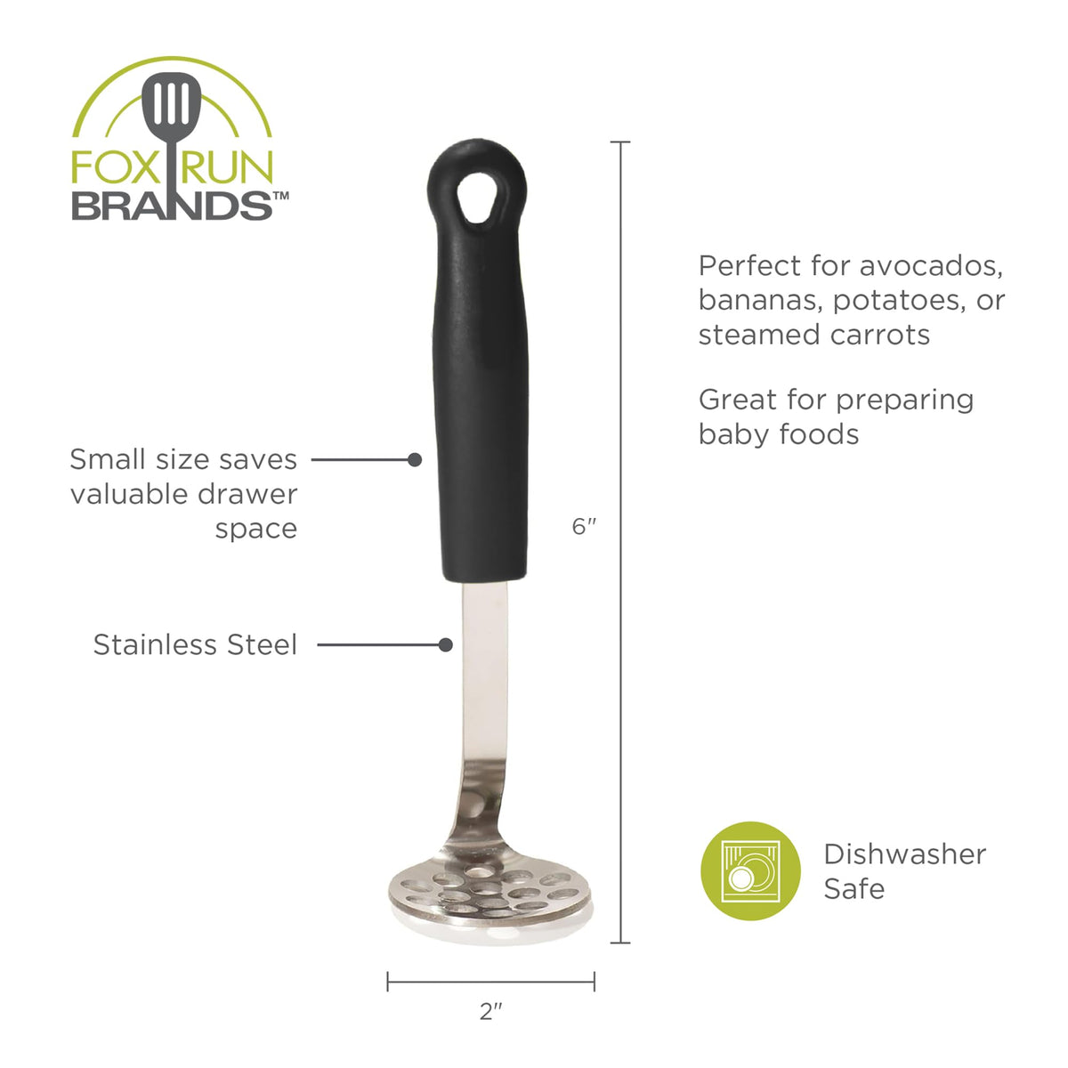 Stainless Steel Mini Masher M3199