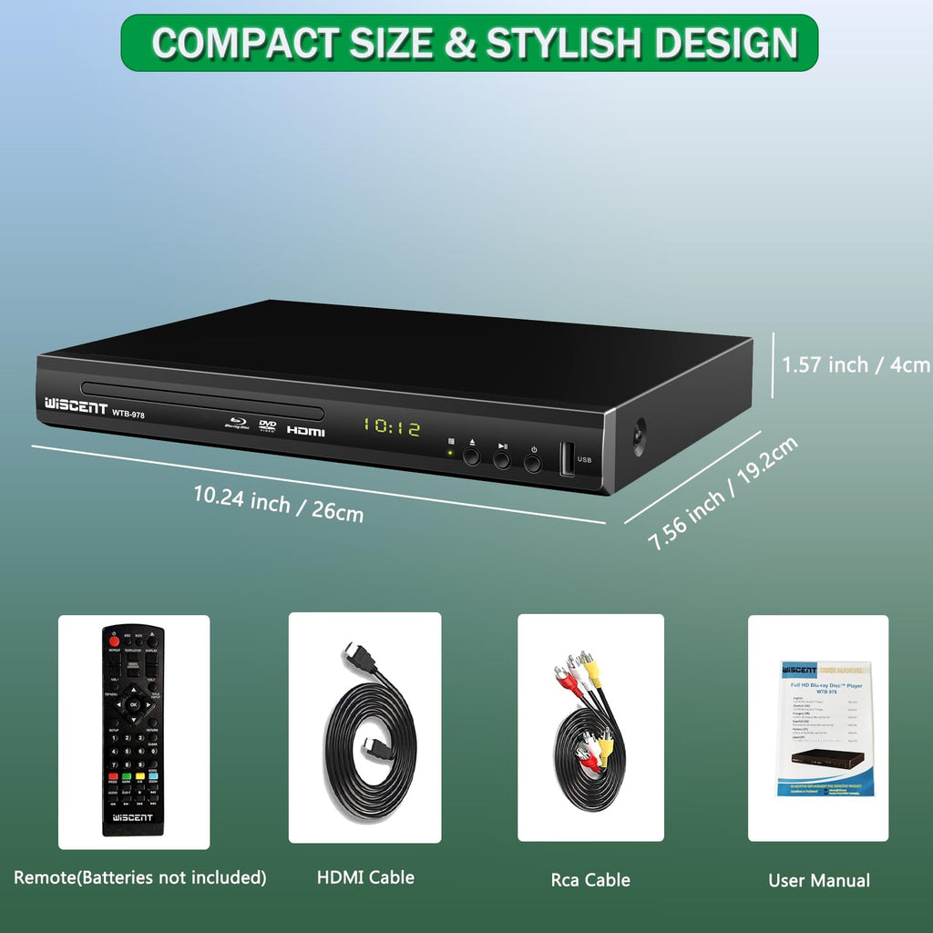 Blu Ray DVD Player Full HD 1080p Region A/1 Z8322