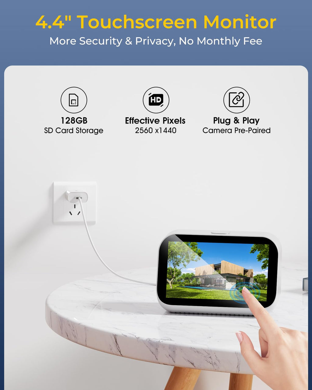 4 Cam Wireless Solar Security Camera System H111255