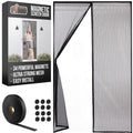 Magnetic Screen Door Black 38Wx82H T311