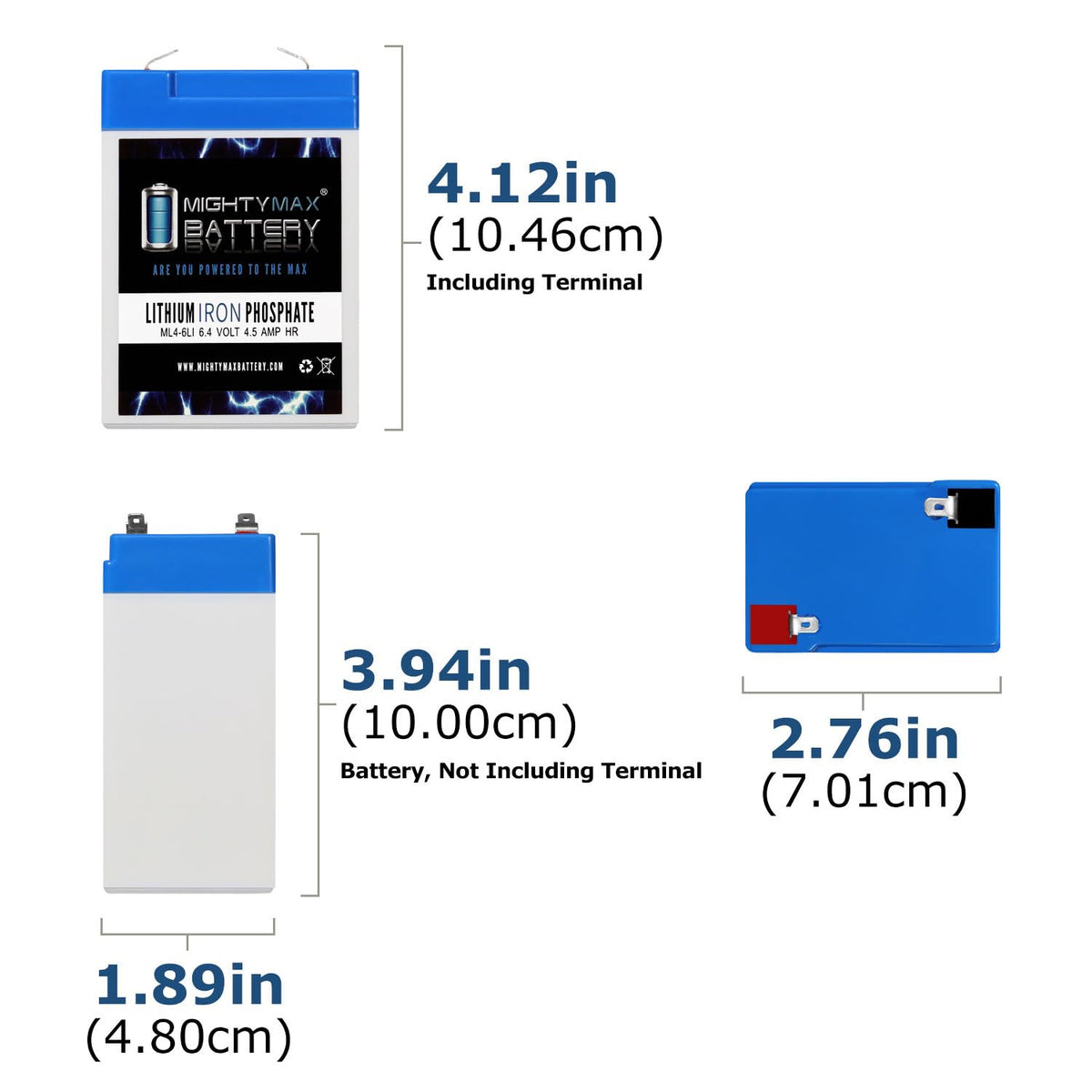 6V 4.5AH Lithium Replacement Battery F568225