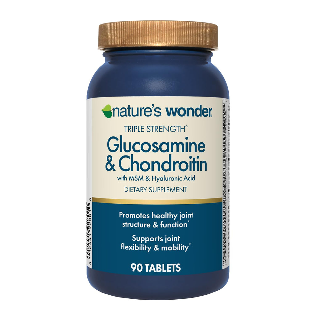 Triple Strength Glucosamine Chondroitin MSM 90 Tablets A9778