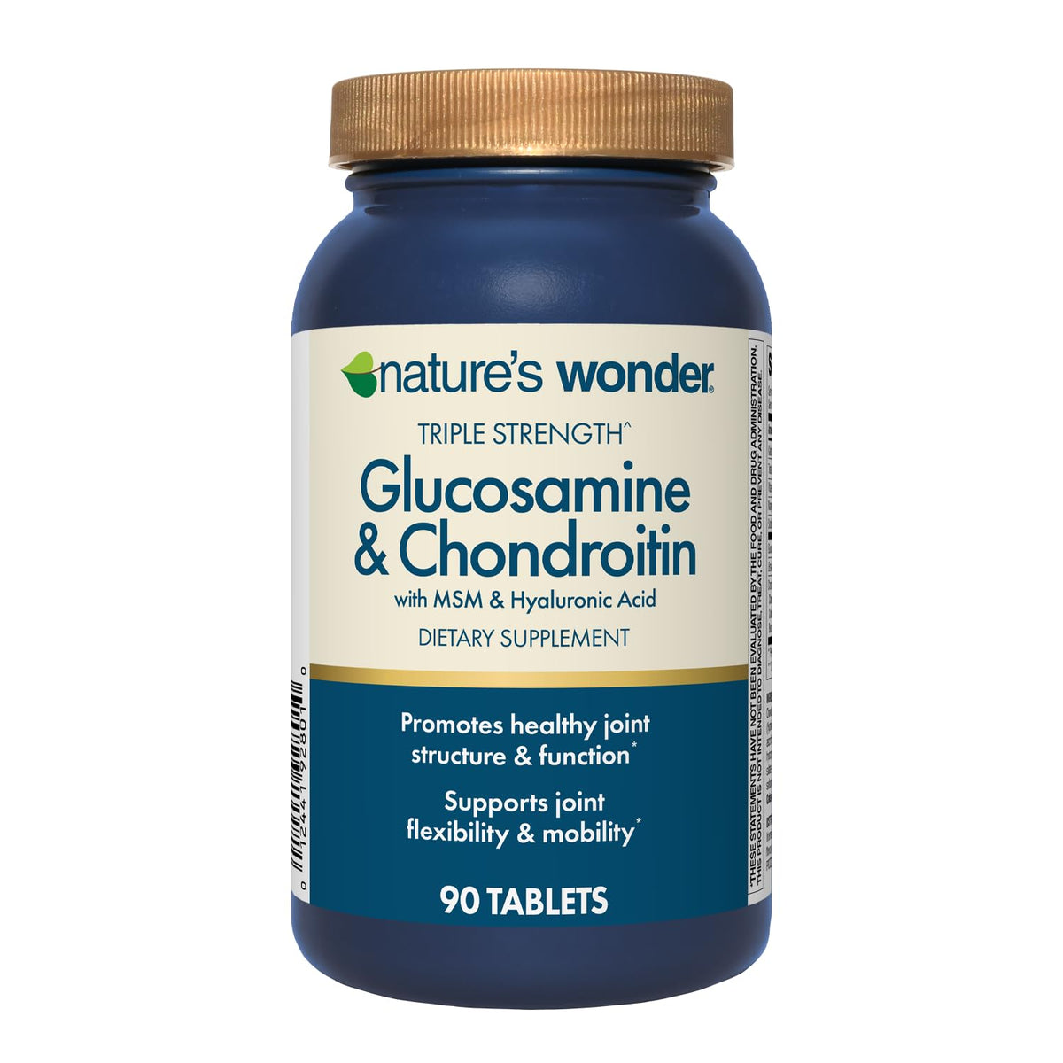 Triple Strength Glucosamine Chondroitin MSM 90 Tablets A9778