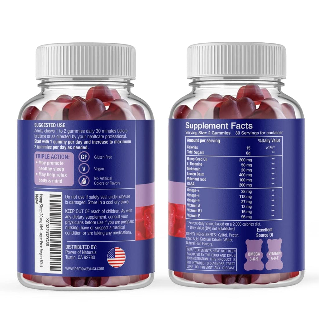 Sugar-Free Vegan 60 Gummies U340481
