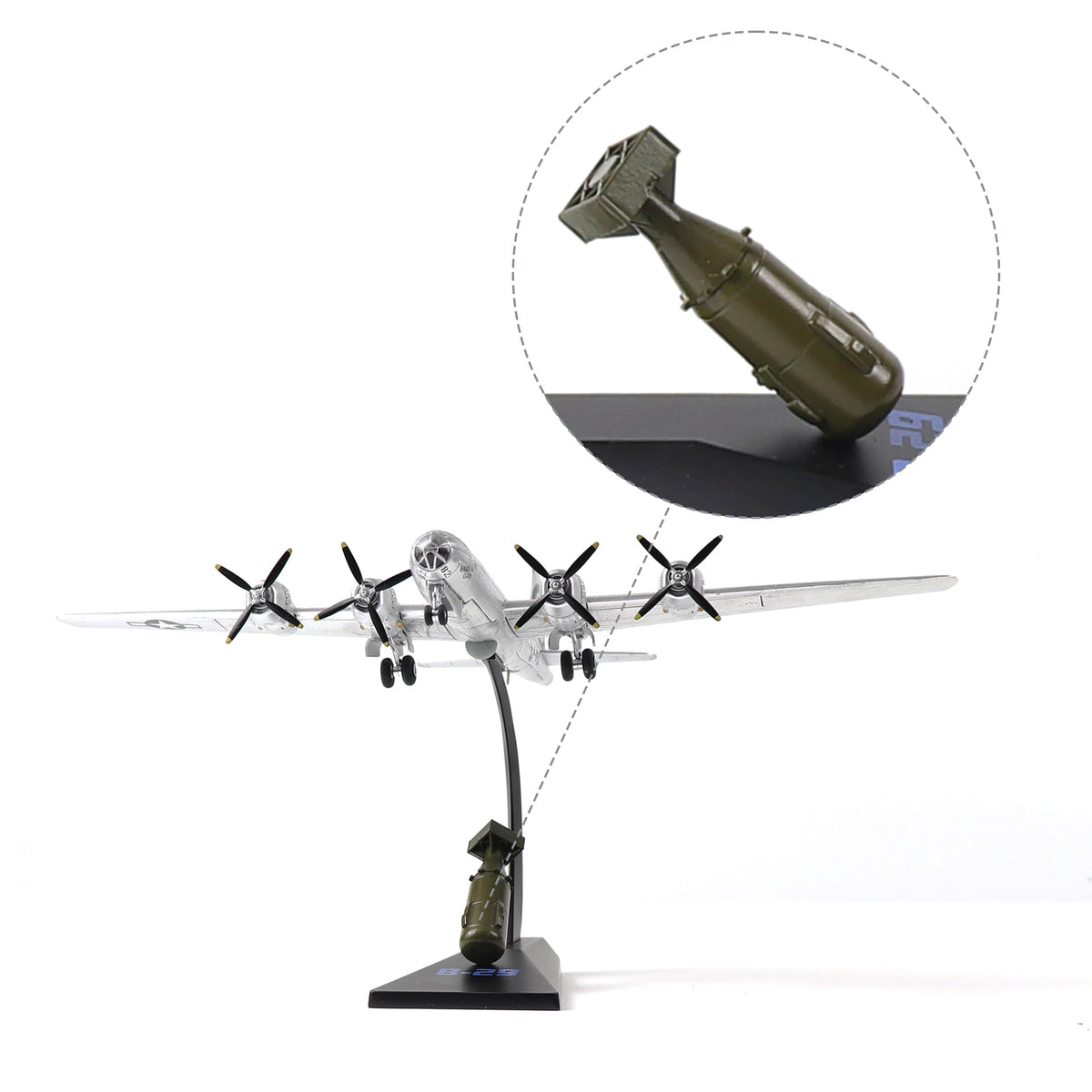 1/72 Scale B-29 Bomber Diecast Airplane Model Kit I4056