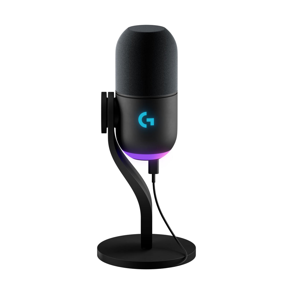 Black USB Dynamic Gaming Microphone S4641