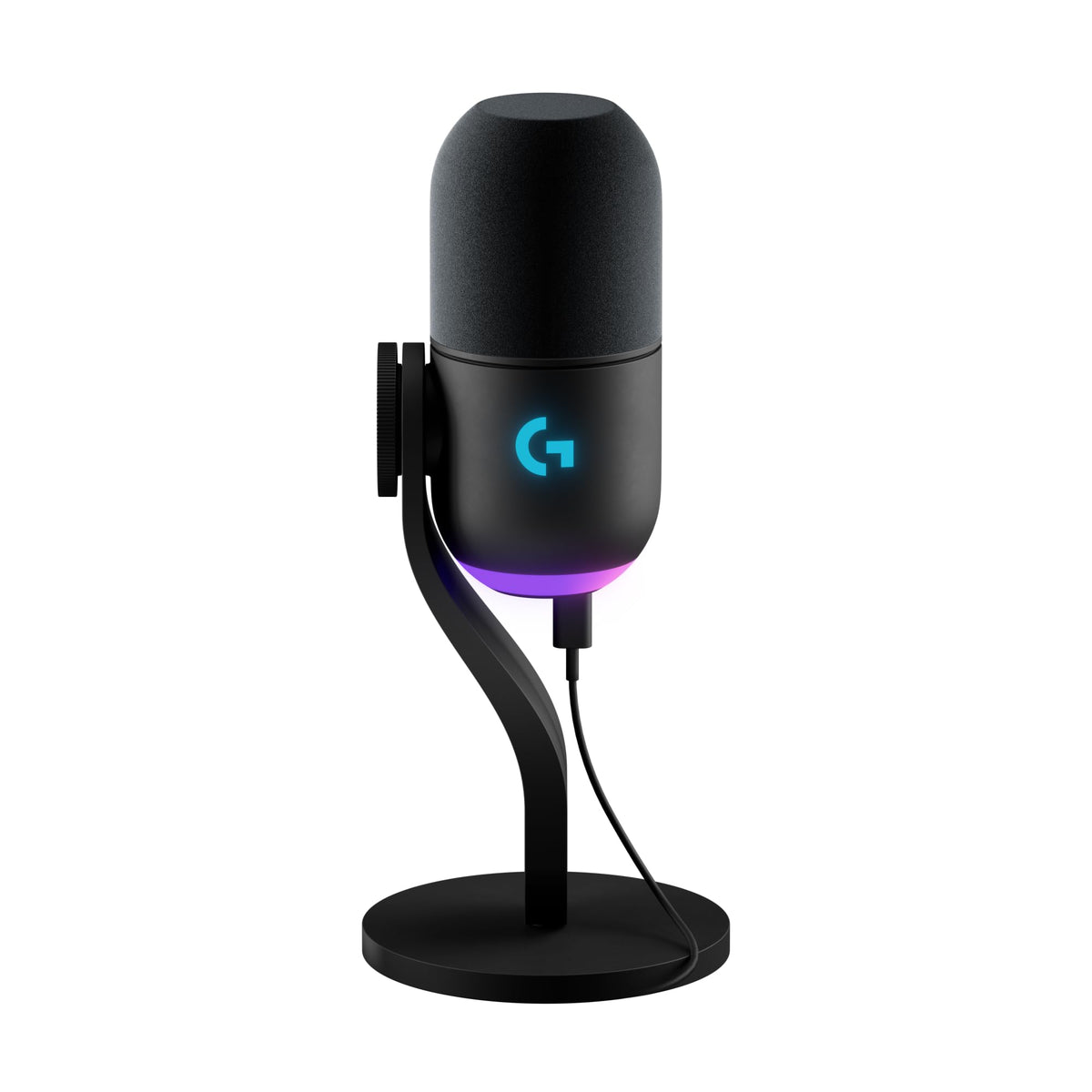 Black USB Dynamic Gaming Microphone S4641