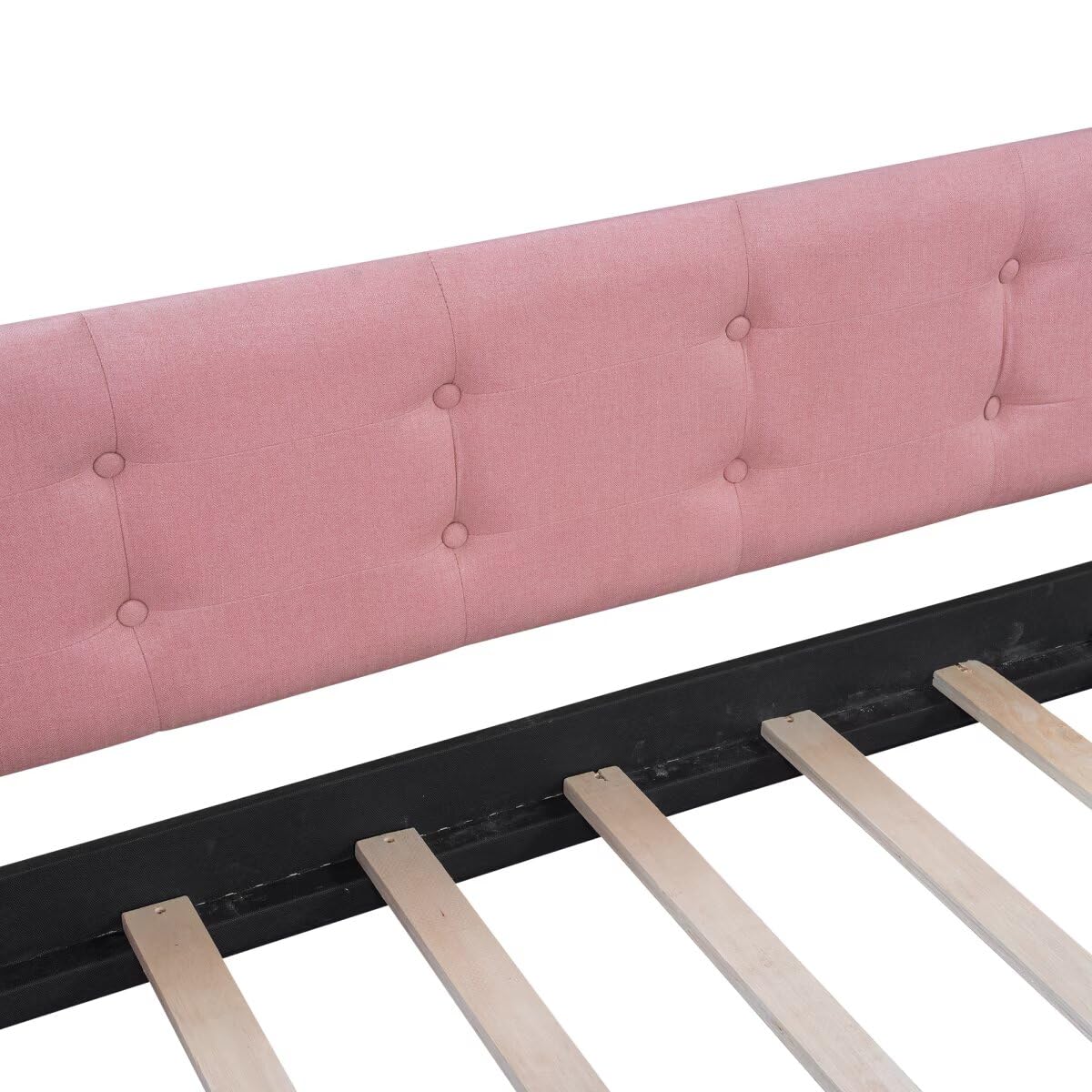 Pink Twin Size Upholstered Daybed J380495