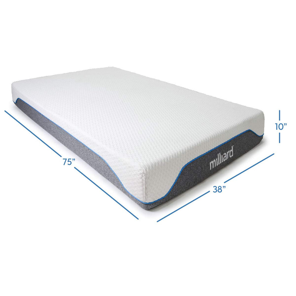 10-Inch Firm Memory Foam Twin Size Mattress S1921