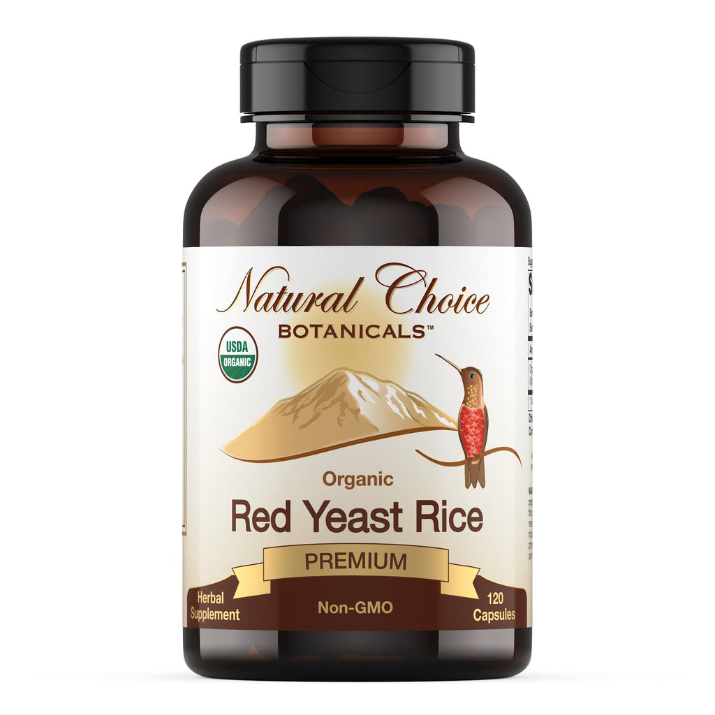 Organic Red Yeast Rice Supplement, 120 Capsules H78408