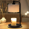 Dimmable Candle Warmer Lamp with Timer and Bulbs Black T3299