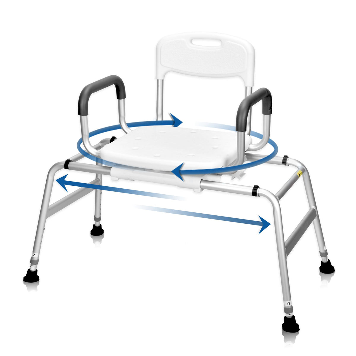 Sliding Shower Chair with 360⁰ Swivel Seat P298144