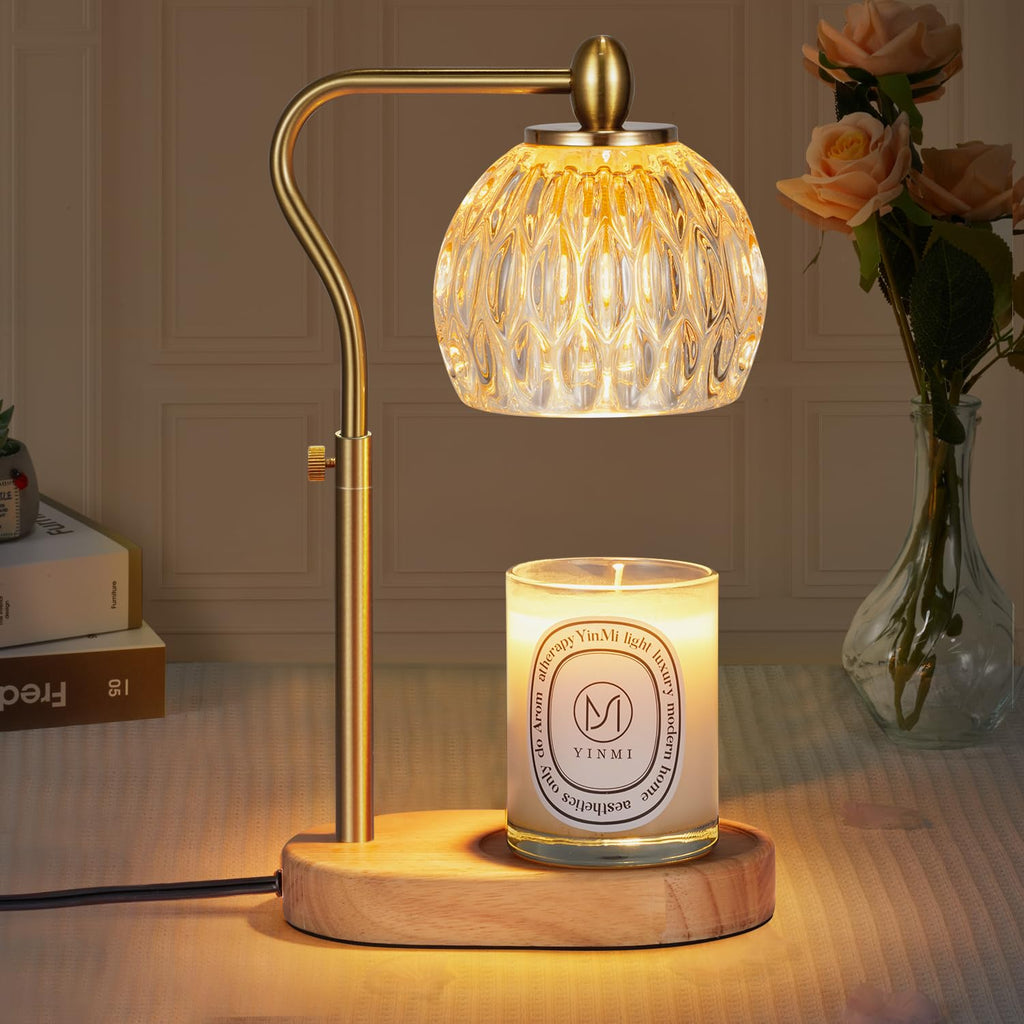 Candle Warmer Lamp with Timer & Dimmer Height Adjustable I203990