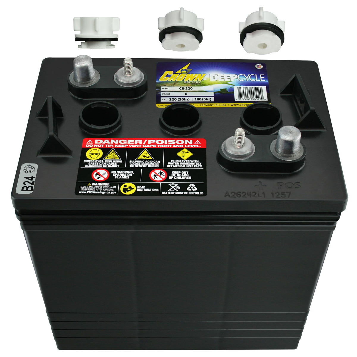 6V 220 AH Battery X4 I2048