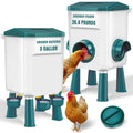 Chicken Feeder and Waterer Set 3 Gallon C605