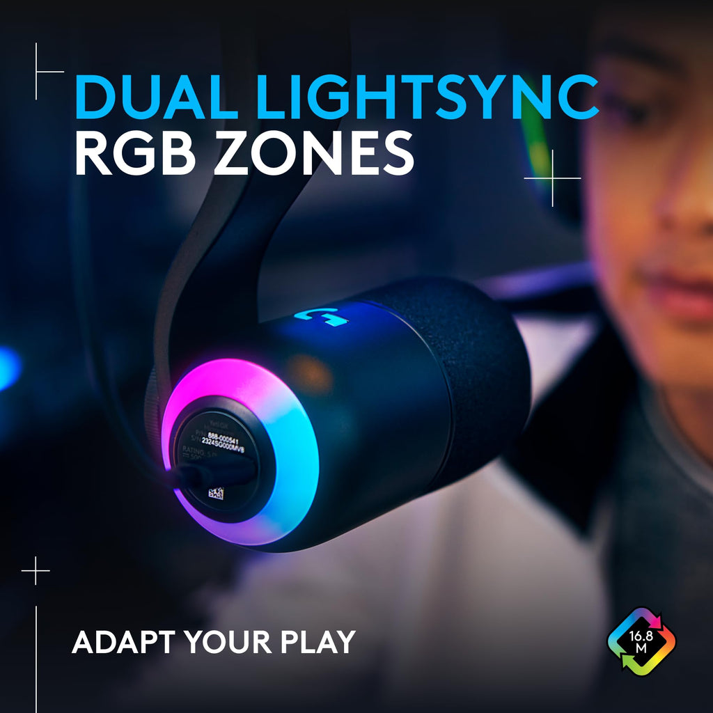 Black USB Dynamic Gaming Microphone S4641
