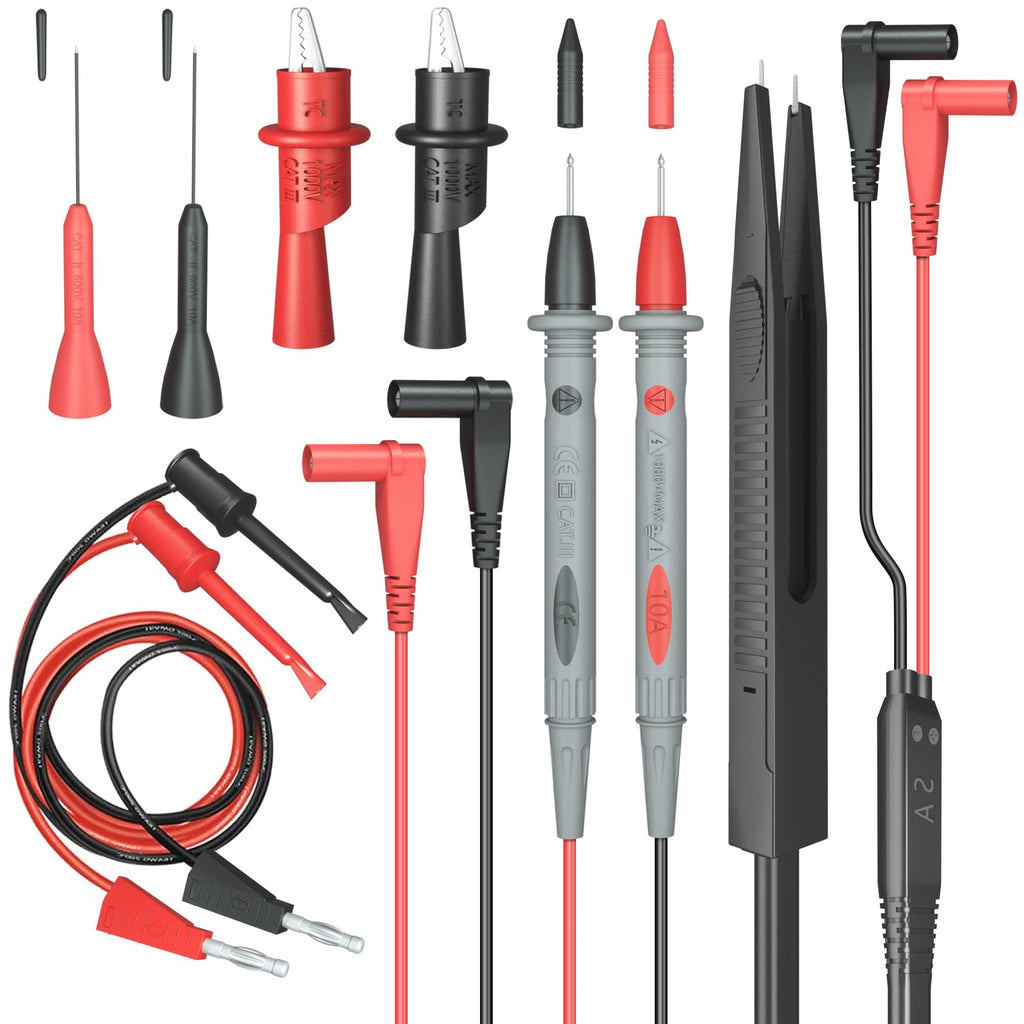 Multimeter Test Leads Set with Alligator Clips K4570