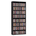 Black 16 Shelf CD DVD Rack N576