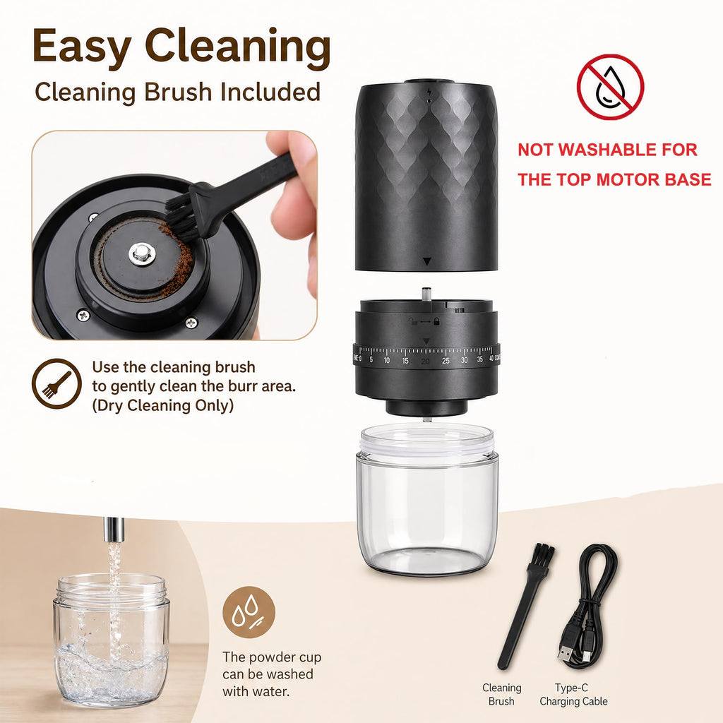 Cordless Burr Coffee Grinder J172
