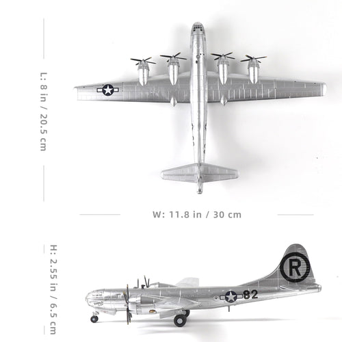 1/72 Scale B-29 Bomber Diecast Airplane Model Kit I4056