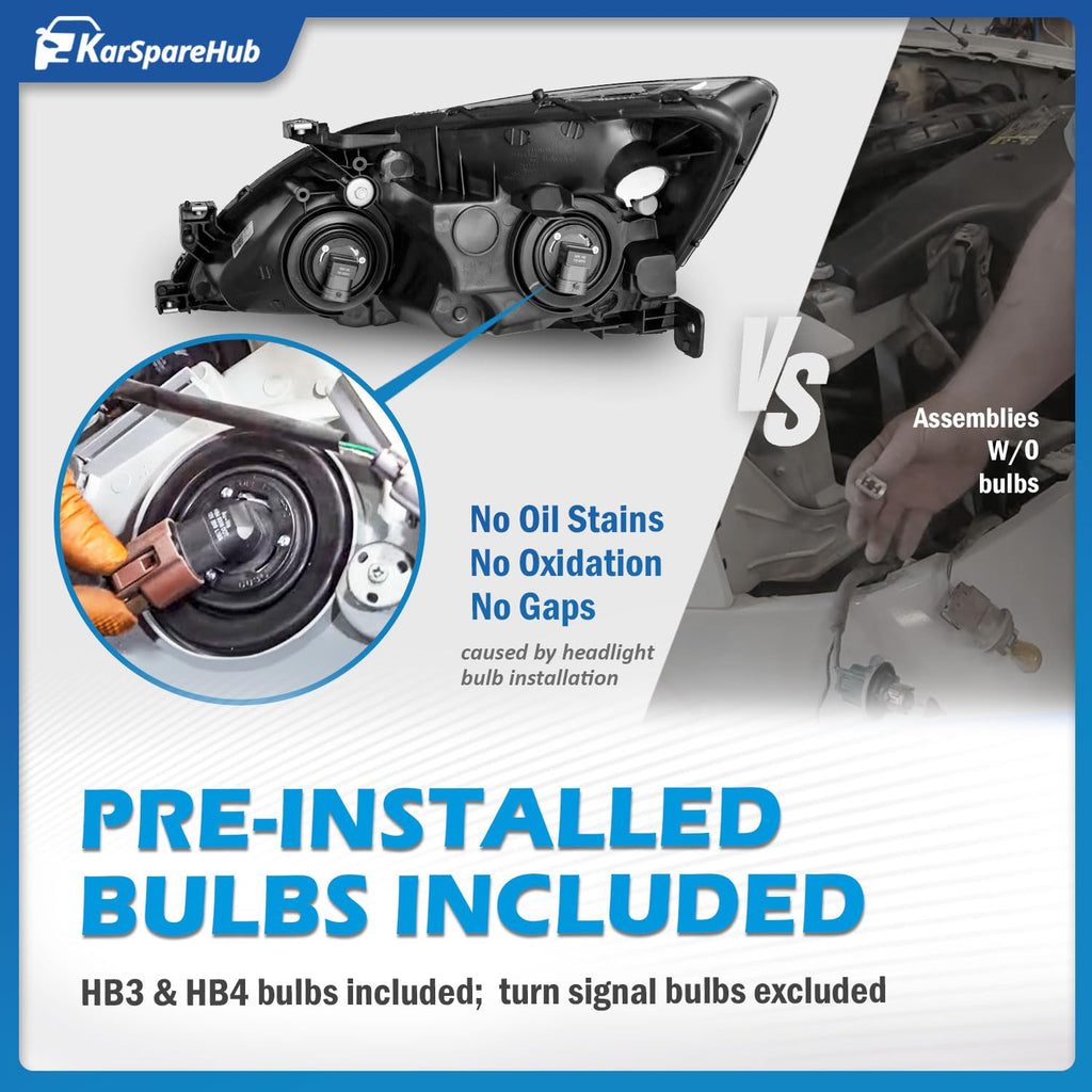 Headlights Assembly with Bulbs C426