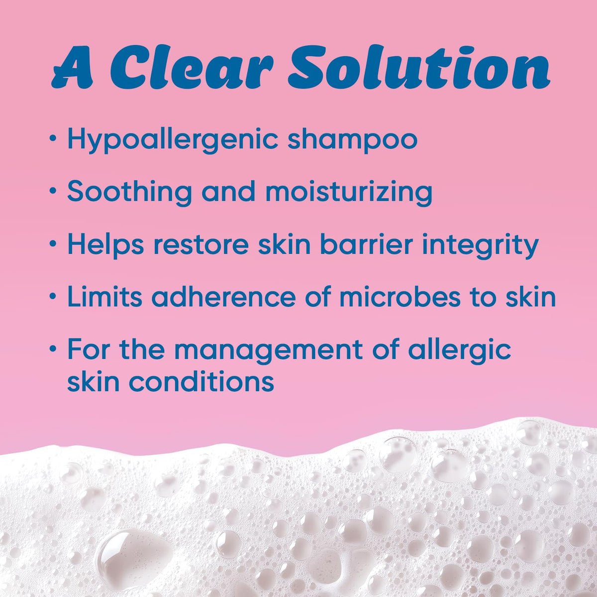 Medicated Hypoallergenic Soothing Moisturizing Pet Shampoo S3828