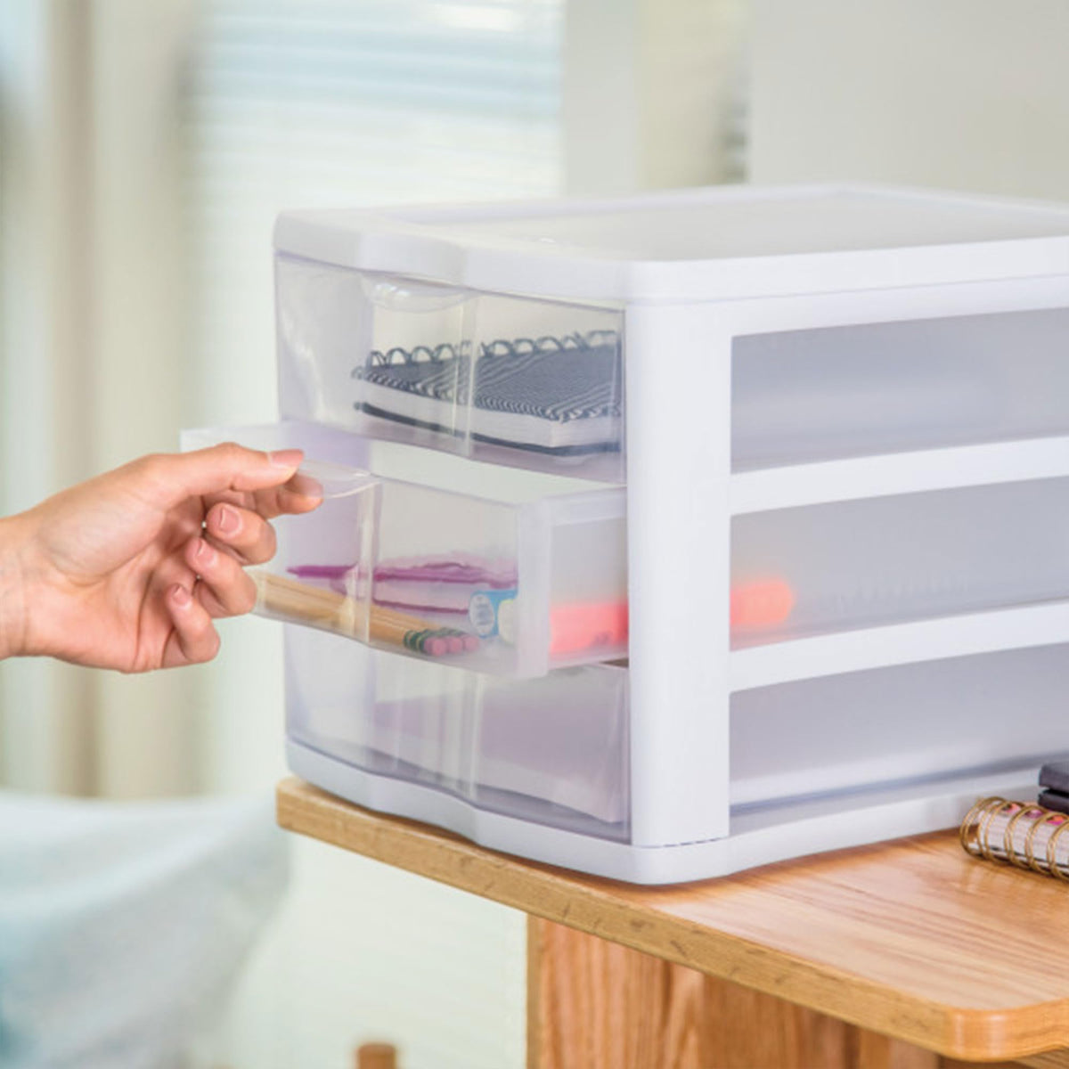 Wide 3-Drawer Storage Unit 4-Pack R186634