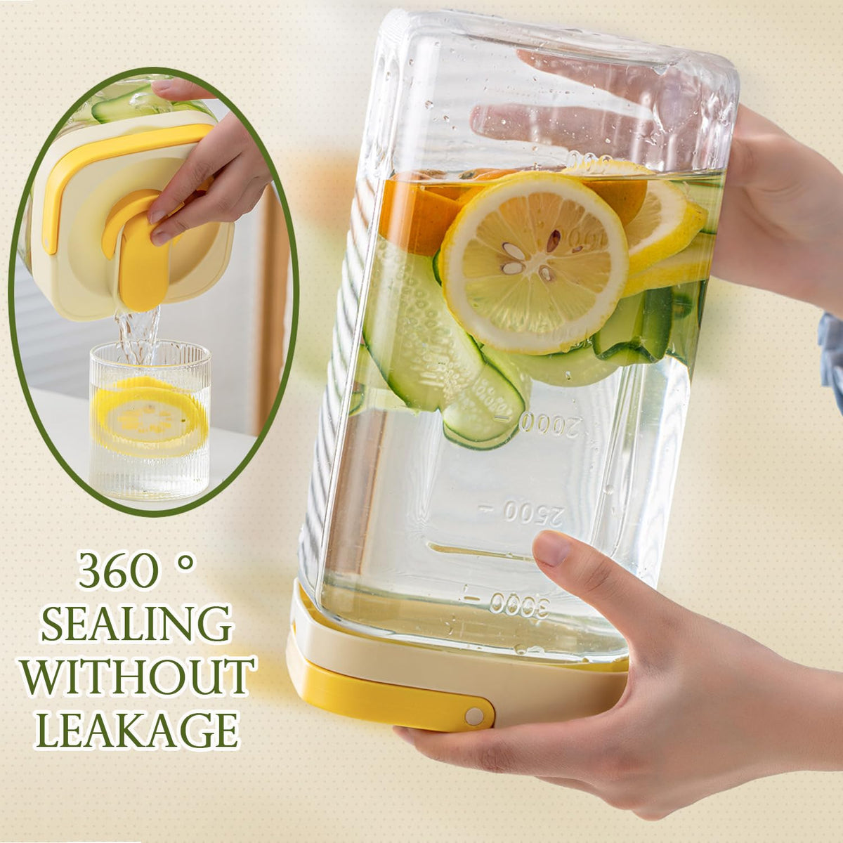 3.5L Plastic Beverage Dispenser Y5090