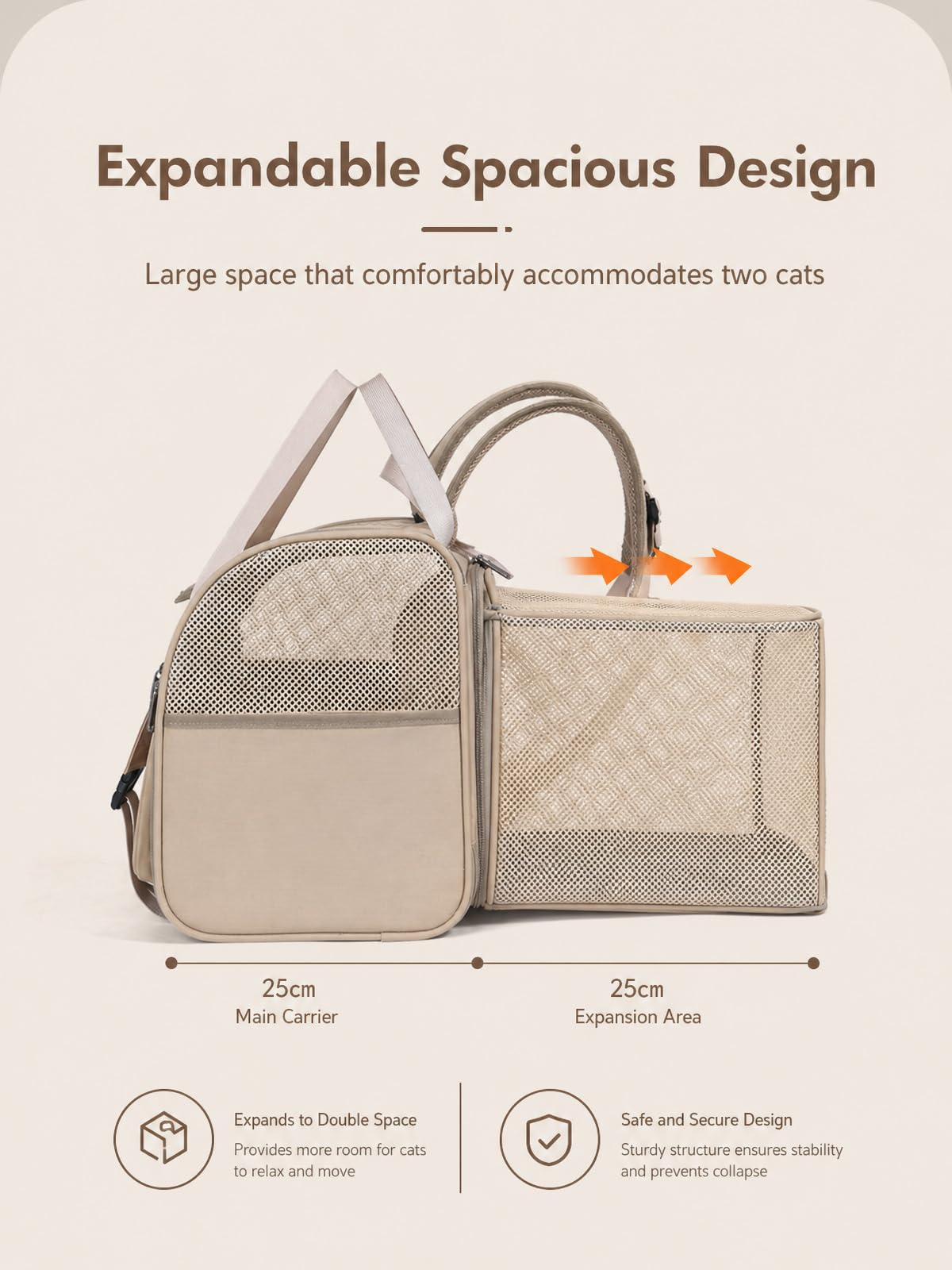 Soft Pet Backpack Carrier D7226