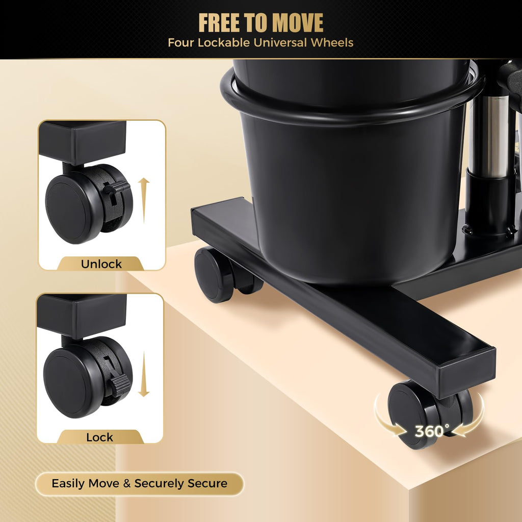 Portable Height & Angle Adjustable Shampoo Bowl with Electric Pump & 2 Bucket S29270