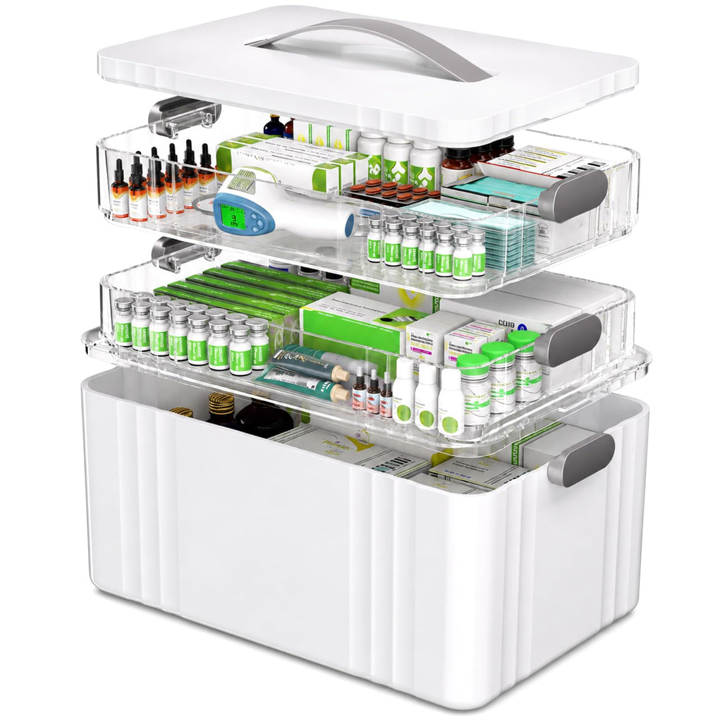 3-Tier Portable Medicine Organizer V79045