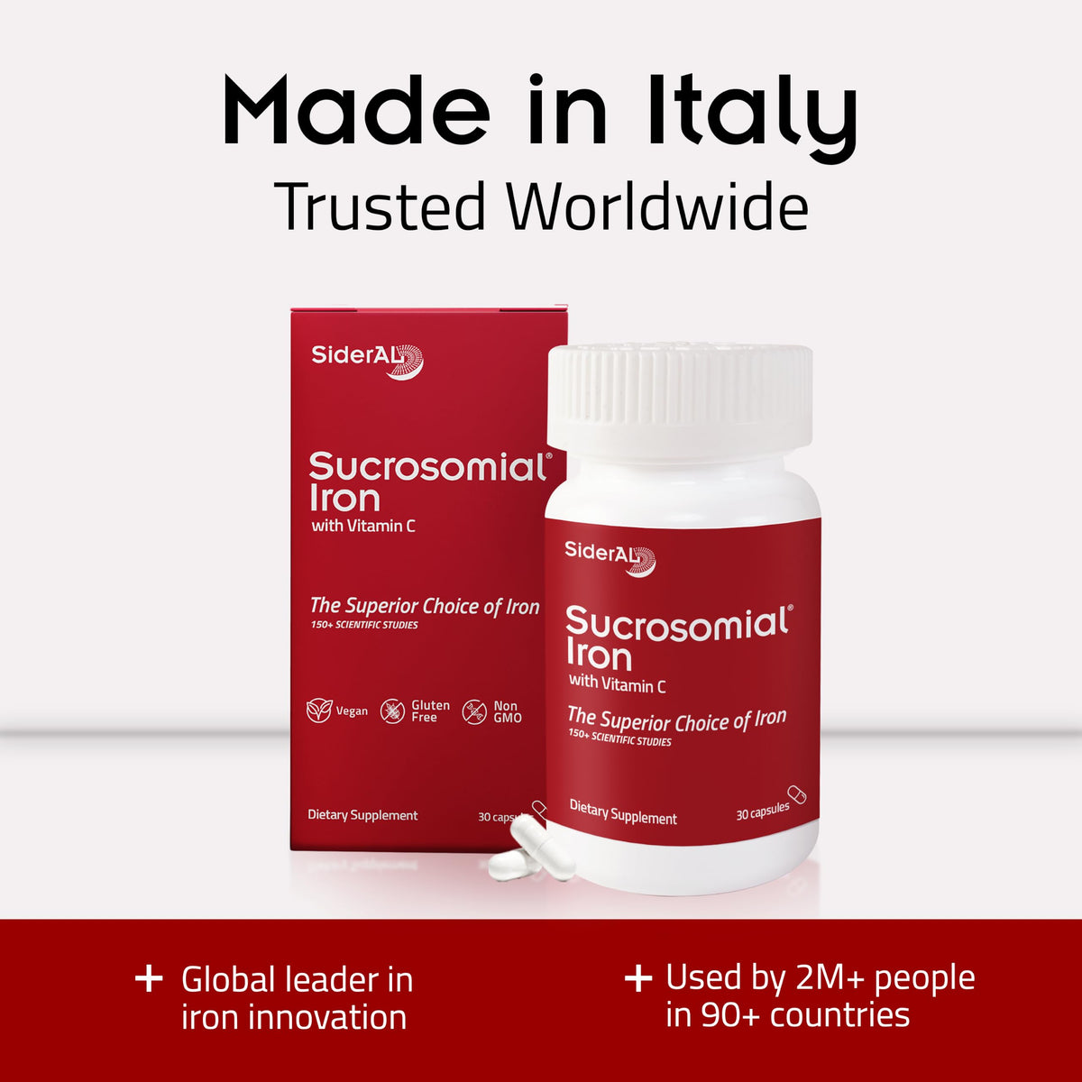 Iron Supplement with Vitamin C, 30ct D61689