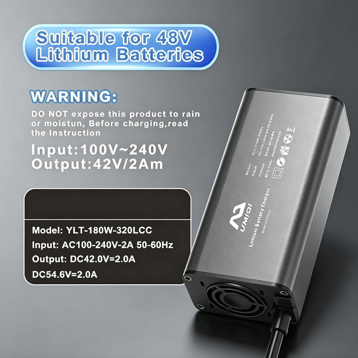 42V 2A Electric Bike Charger E375966