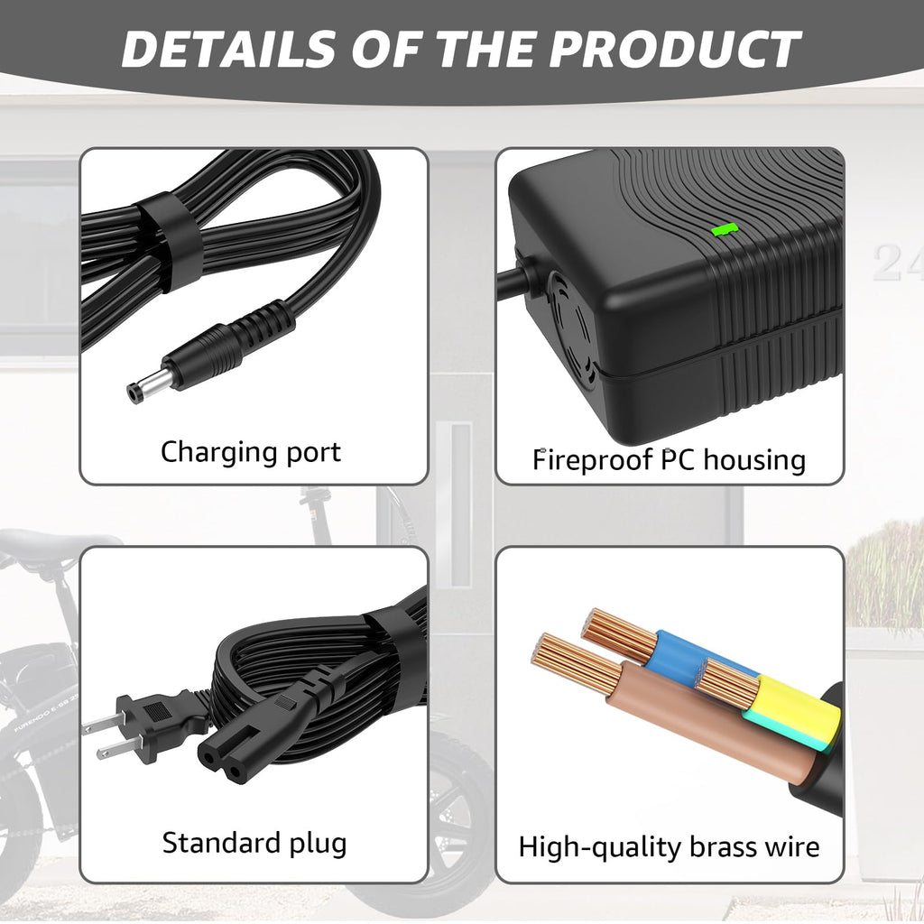 54.6V 2A Electric Bike Charger R63541