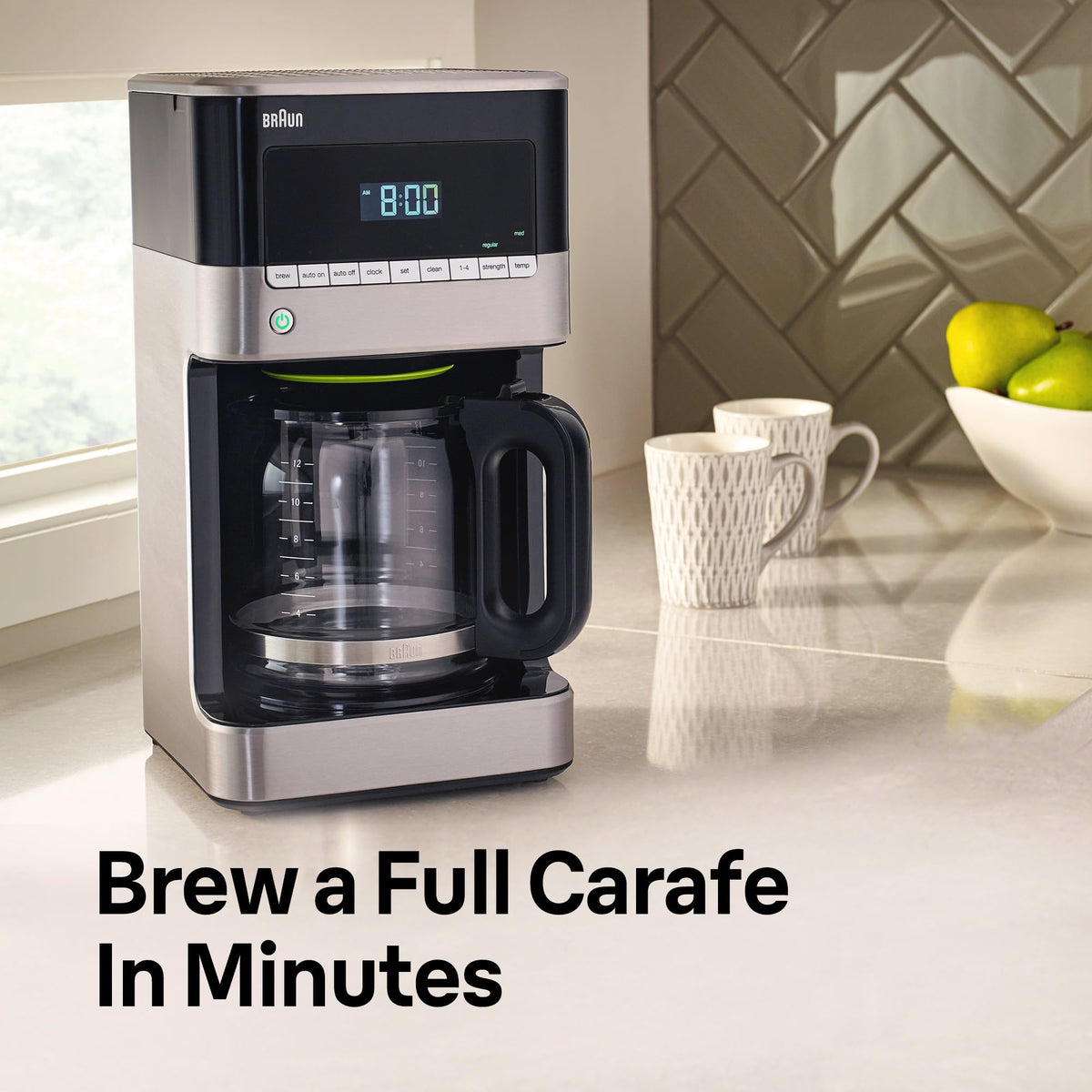 12-Cup Drip Coffee Maker with 24 Hour Timer D113968