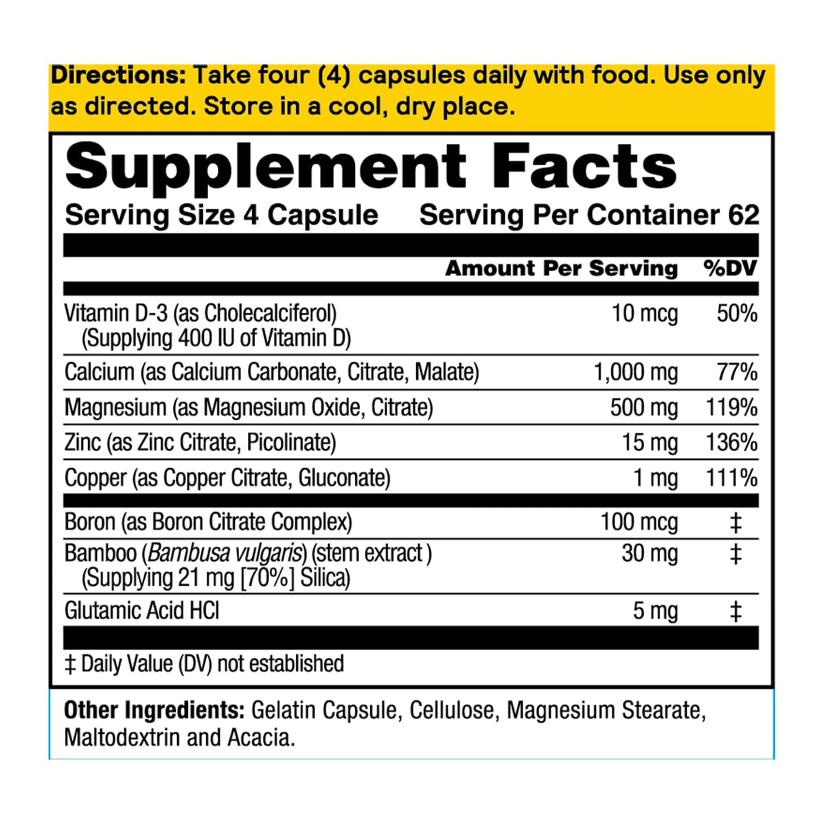 Cal Mag Zinc Complex 250 Count A22992