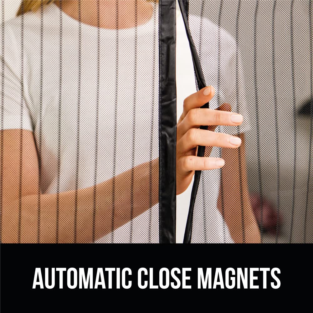 Magnetic Screen Door Black 38Wx82H T311