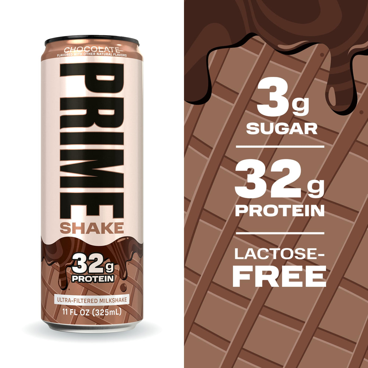 Chocolate 32g Protein Shake, Lactose Free, 11 fl oz, 12 Pack G805644