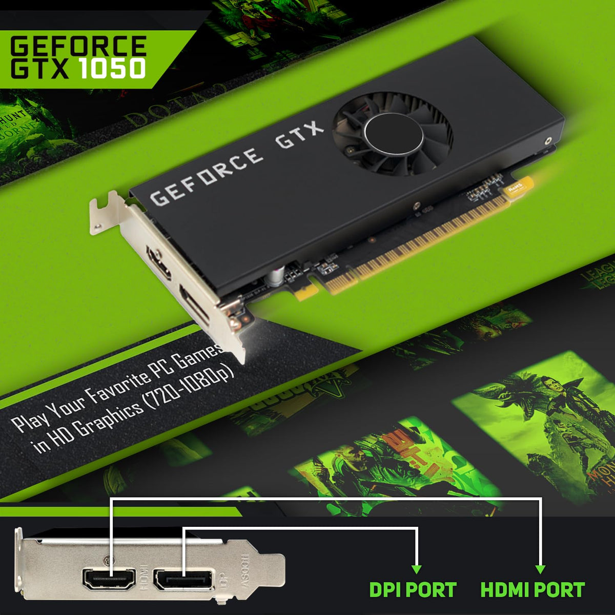 Desktop PC Intel Core i5 16GB DDR4 1TB SSD GTX 1050 Ti O132