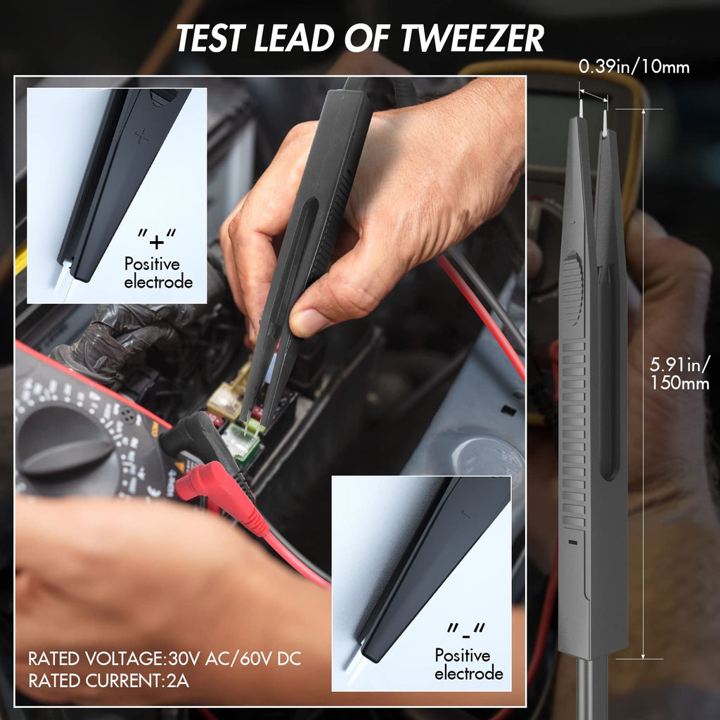 Multimeter Test Leads Set with Alligator Clips K4570