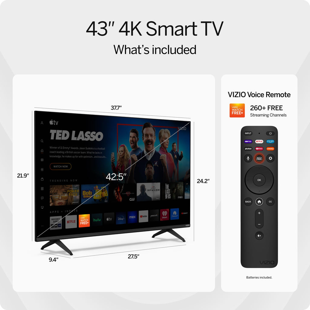43-inch 4K LED HDR Smart TV with Dolby Vision Q176722